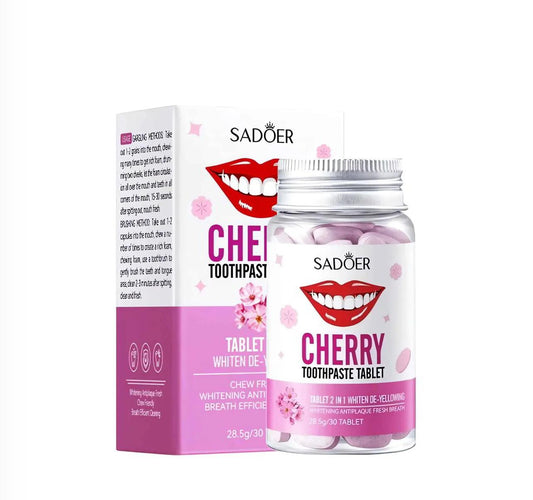 Xylitol Toothpaste Tablets Cherry Flavour - 30 tablets