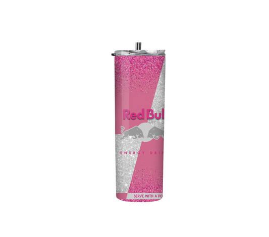 Pink Redbull tumbler wrap